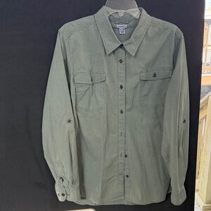 Carhartt Sage Green Button Down Shirt